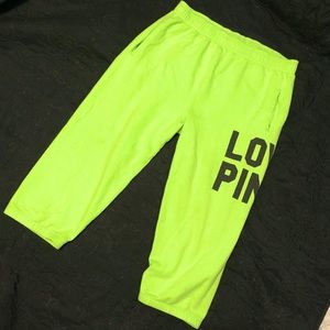 VS PINK capri sweats